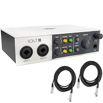 【美品】Universal Audio Volt 2 ＋ オヤイデ製 USB-C Amazon.com: Universal Audio Volt 2 USB Recording Studio